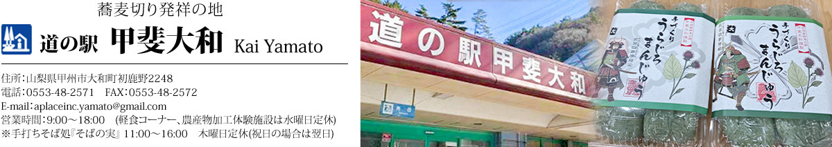 道の駅　甲斐大和